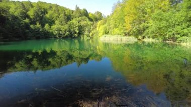 Plitvice Lakes Ulusal Parkı 'ndaki Galovac Gölü