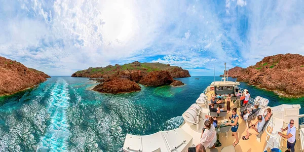Korsika Prancis Juni 2022 Tur Wisata Dari Porto Ota Badlands — Stok Foto