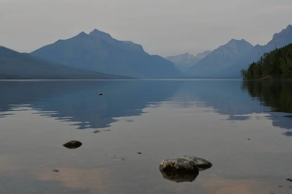 Lake Mcdonald Glacier National Park Usa — Stock fotografie