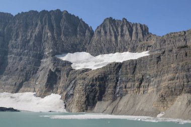 Many Glacier trail in Glacier National Park USA