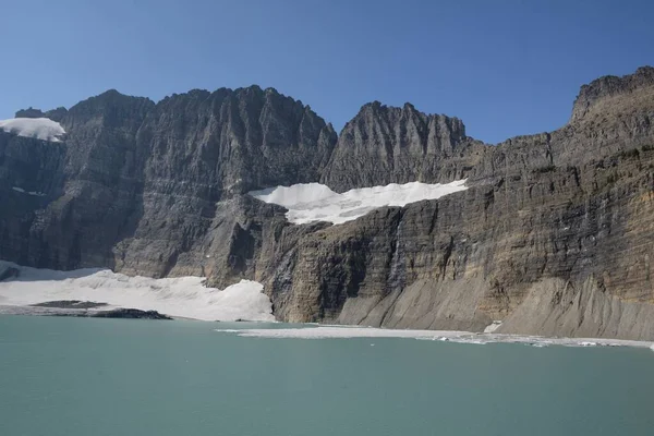 Many Glacier Trail Glacier National Park Usa — Stock fotografie