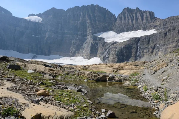 Many Glacier Trail Glacier National Park Usa — Stok fotoğraf