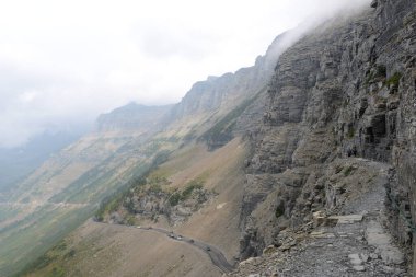 Highline Trail in Glacier National Park USA
