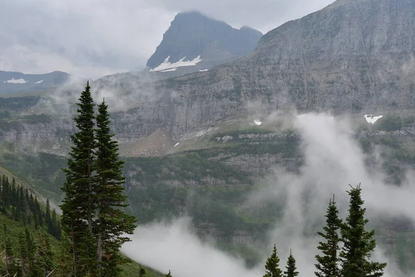 Highline Trail Glacier National Park Usa — Stock fotografie