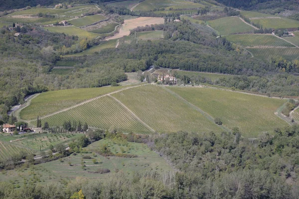 Landscape Tuscany Fields Italy — Foto de Stock