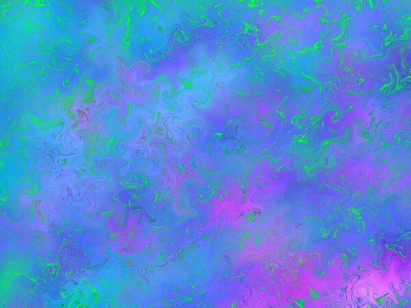Abstract Background In Vivid Blue, Violet, Pink And White Colors. Foggy Space Effect. Universe Fog