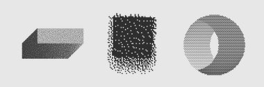 Geometric Vector Object. Figure isolated on background for Web Advertisement Commercial Banner Design Poster Leaflet Billboard Sale.
