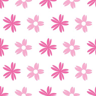 Vektör beyaz arka plan beyaz kiraz ağacı çiçekleri ve kiraz çiçeği sakura çiçekleri. Kusursuz desen arkaplanı