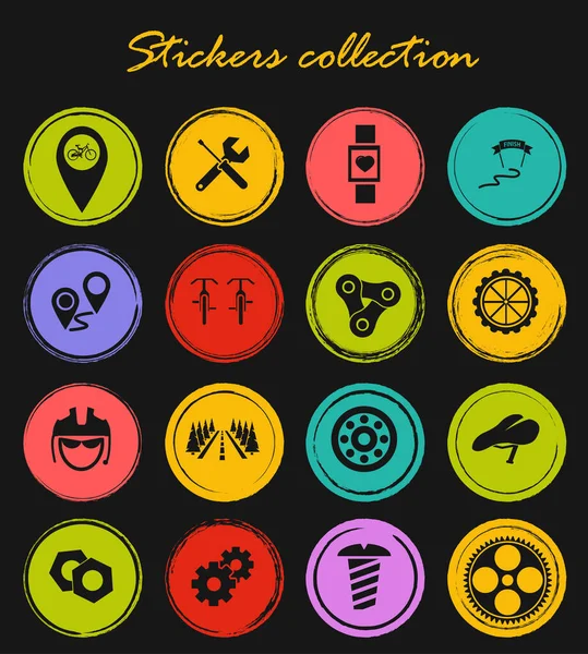 Símbolo Bicicleta Para Iconos Web — Archivo Imágenes Vectoriales