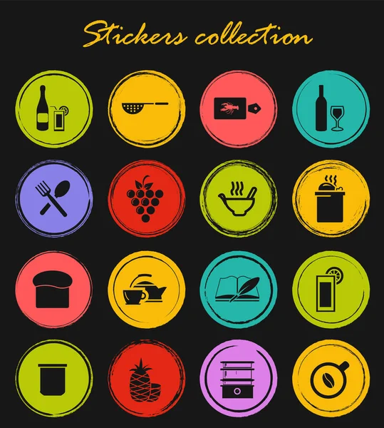 Voedsel Keuken Symbool Voor Web Iconen — Stockvector