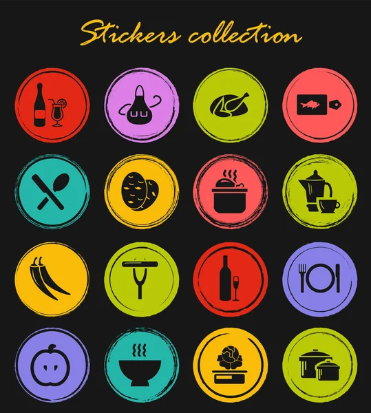 Essen Und Küche Symbol Für Web Ikonen Stockillustration