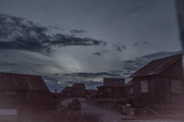 Steveston köyünde küçük bir kasaba.