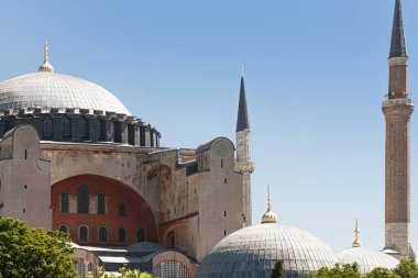 İstanbul, Türkiye; 26 Mayıs 2013: Ayasofya 'nın Bizans mimarisi.