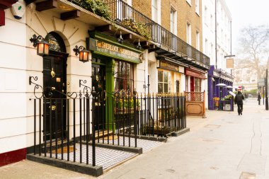 Londra, Birleşik Krallık; 16 Mart 2011: Londra 'daki 221b Baker Caddesi' ndeki ünlü dedektif Sherlock Holmes 'un ofisi ve evi.