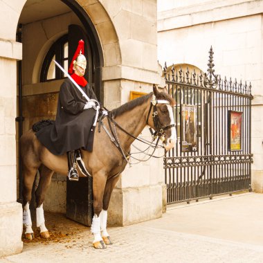 Londra, Birleşik Krallık; 15 Mart 2011: Majestelerinin Kraliyet Süvarilerinin Atlı Muhafızları