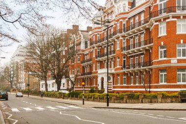 Londra, Birleşik Krallık; 16 Mart 2011: Abbey Road 'dan binaların görüntüsü.