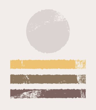 Modern boho stilinde modern minimalist arkaplan.