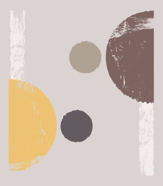 İlkel formların elementleri. Modern tarz. Boho.