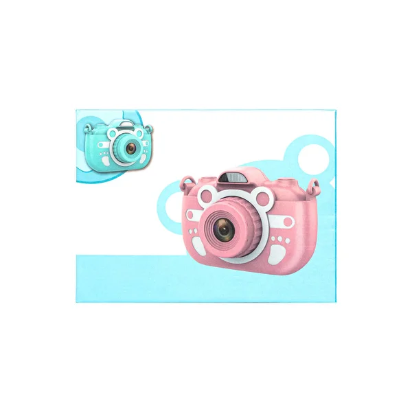 Camera Digital Kids Photo — Fotografia de Stock