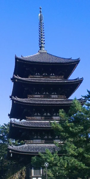 Explorando Templos Torno Nara Japão — Fotografia de Stock