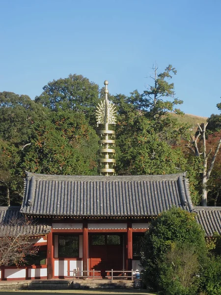 Изучение Храмов Вокруг Нары Япония — стоковое фото