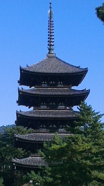 Erkundung Der Tempel Rund Nara Japan — Stockfoto