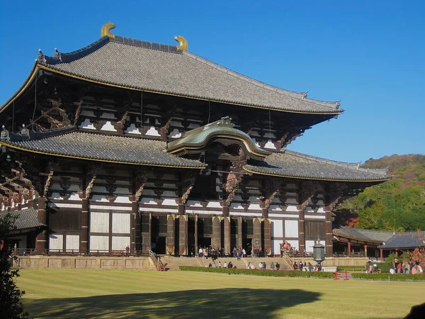 Erkundung Der Tempel Rund Nara Japan — Stockfoto