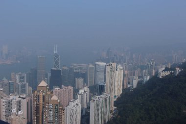 Hong Kong Victoria Peak görüntülendi
