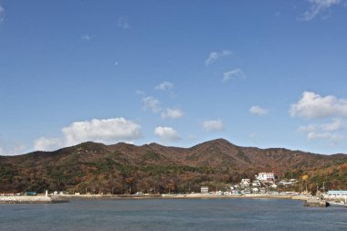 Güney Kore 'nin dışında Incheon' un Muui 'deki barış adasının huzurunu yakaladığı yer.