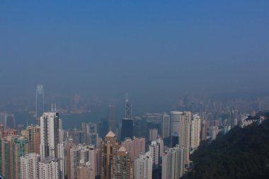 Hong Kong Victoria Peak görüntülendi