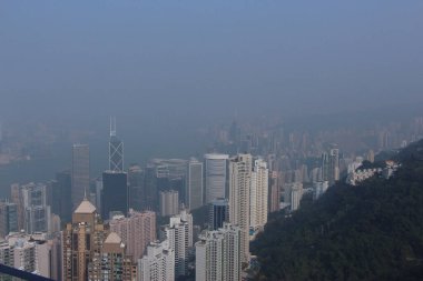 Hong Kong Victoria Peak görüntülendi