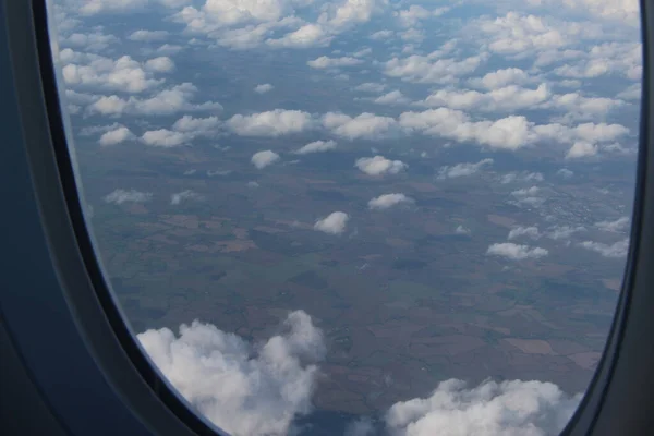 Siberian Landscapes Viewed Plane Passing Overhead — Stock Photo, Image