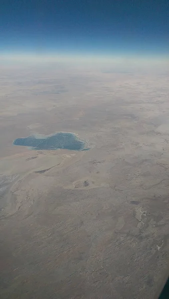 Siberian Landscapes Viewed Plane Passing Overhead — 图库照片