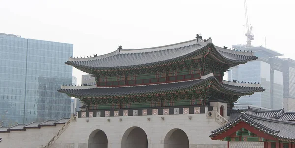 Techos Horizonte Seúl Corea Del Sur —  Fotos de Stock