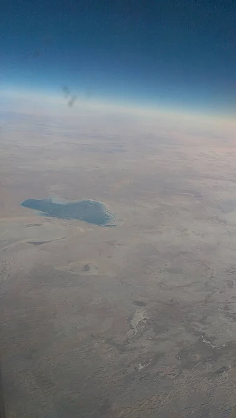 Paisagens Siberianas Vistas Avião Que Passa Por Cima — Fotografia de Stock