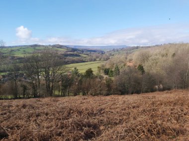 Burada kış güneşinin altında güneşlenen tepeler ve vadiler