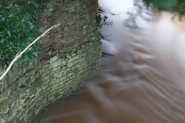 Arroyo Dulas Atraviesa Ewyas Harold Otoño Herefordshire — Foto de Stock