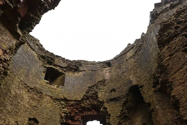 Herefordshire 'daki Longtown Kalesi' nin kalıntıları