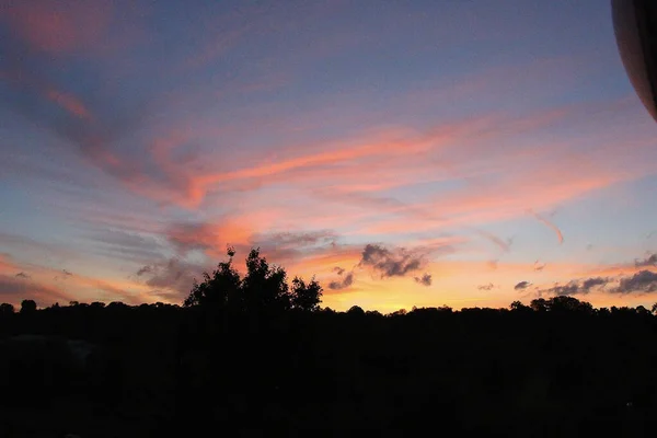 Sunset Hertfordshire Skies South England — стоковое фото