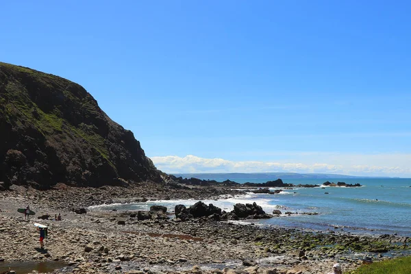 Waves Crashing North Devon Coast —  Fotos de Stock