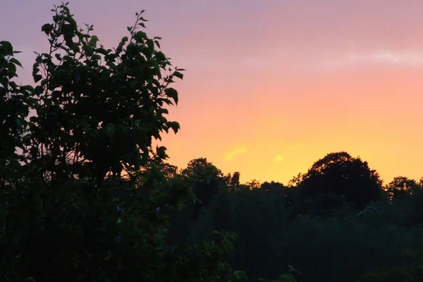 Sunset Hertfordshire Skies South England — Fotografia de Stock