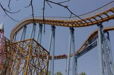 Kore 'de Seul' de hız treni gezintisi.