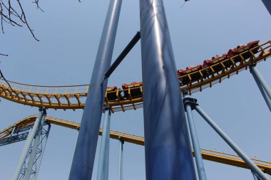 Kore 'de Seul' de hız treni gezintisi.