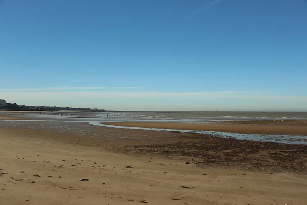 Late Summer Strolling Sands Beaches Whitstable Kent Taking Sights Patterns — Stockfoto