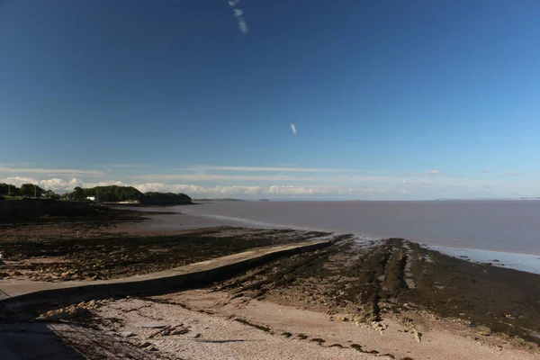 Severn River Seeing Animals Forests Piers Churches Clevedon Somerset Warm — Photo