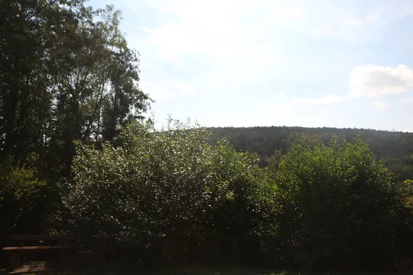 Güney Almanya 'da Frankfurt' un dışındaki Tauber Vadisi civarındaki kırsal bölgede. 
