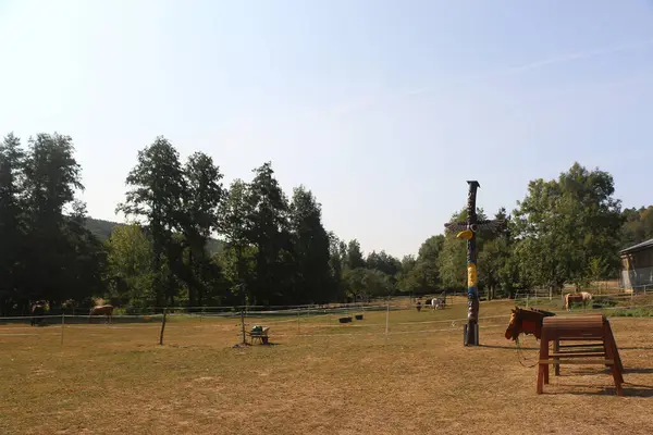 Countryside Tauber Valley Frankfurt South Germany — Fotografia de Stock