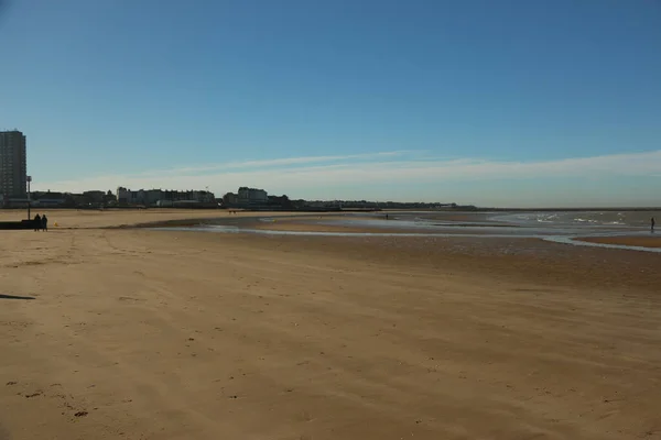 Late Summer Strolling Sands Beaches Whitstable Kent Taking Sights Patterns — Stockfoto