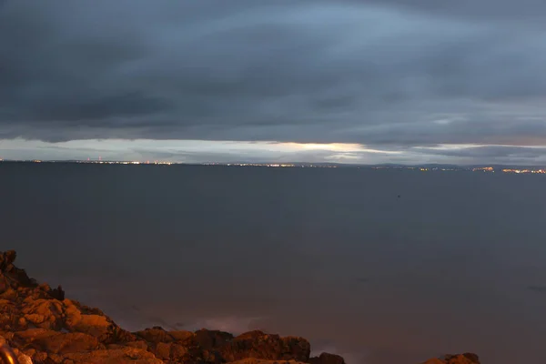 Severn River Seeing Animals Forests Piers Churches Clevedon Somerset Warm — Stockfoto