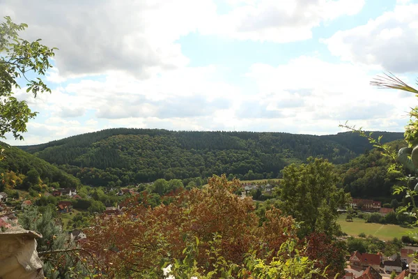 Countryside Tauber Valley Frankfurt South Germany — Stockfoto